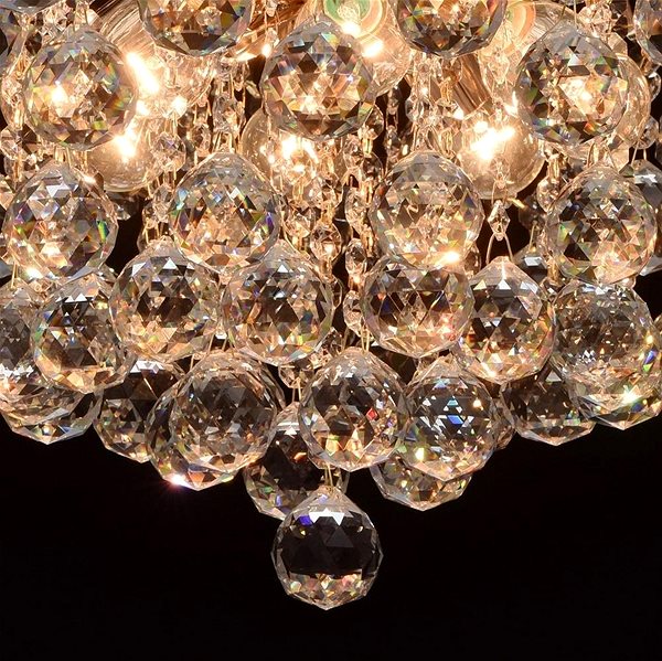 Ceiling Light MW-LIGHT - Crystal Ceiling Lamp CRYSTAL, 8xE14/60W/230V Features/technology