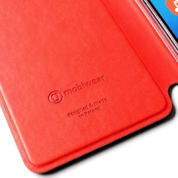 Puzdro na mobil Mobiwear Flip puzdro pre Nokia G50 5G – C_BRP Brown & Orange s oranžovým vnútrom ...