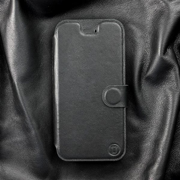 Puzdro na mobil Mobiwear kožené flip puzdro na Xiaomi Redmi Note 11/11S – Čierne ...