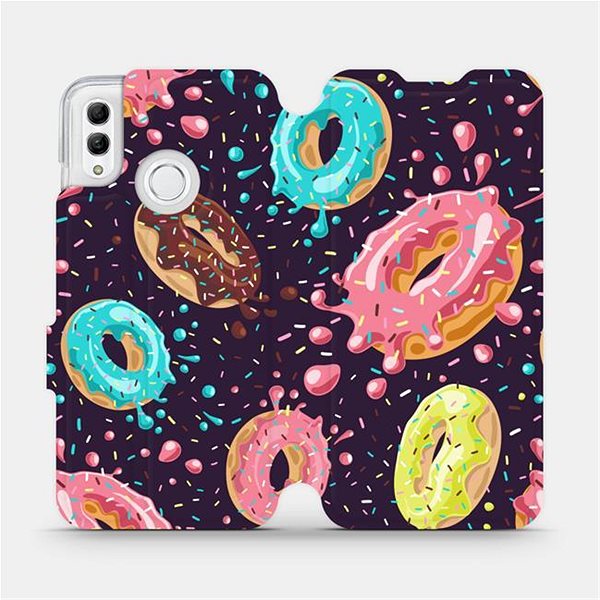 Puzdro na mobil Mobiwear flip puzdro na Honor 10 Lite – VP19S Donuty ...