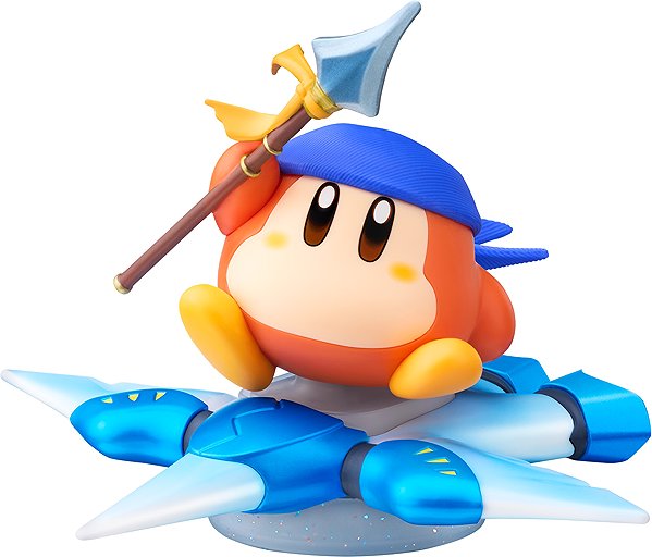 Waddle Dee & Winged Star (Kirby Air Riders) Amiibo Bandana Figure .
