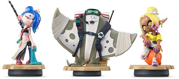 Figur Amiibo Shiver, Frye and Big Man (Splatoon Raiders) ...