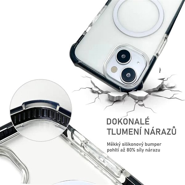 Kryt na mobil Mobiwear Elite Bumper pro Apple iPhone 15 Pro s MagSafe - D036D ...
