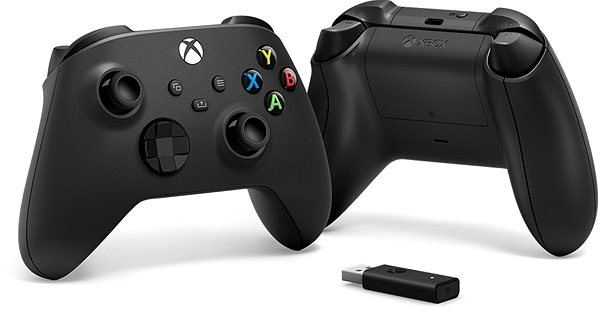 Gamepad Microsoft Xbox WLC Wireless Adapter Controller for PC Seitlicher Anblick