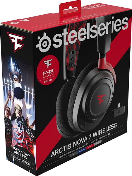 Herné slúchadlá SteelSeries Arctis Nova 7 Faze Clan ...