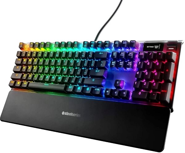 Gaming Keyboard SteelSeries Apex 7 (Red Switch) US Lateral view