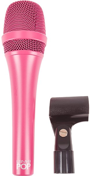 Microphone MXL LSM-9 POP MAGENTA Lateral view