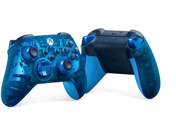 Gamepad Xbox Wireless Controller Translucent Series Blue Special Edition ...