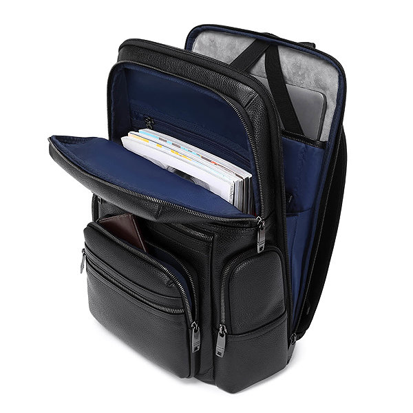 Backpack MYBALO Matterhorn leather business backpack for laptop .