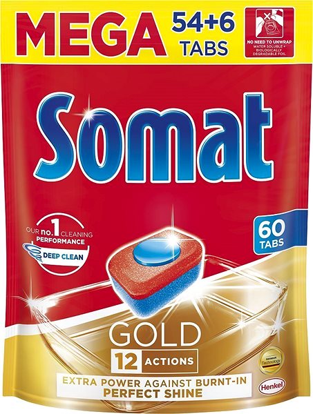 Tablety do umývačky Somat Gold tablety do umývačky 60 ks Screen