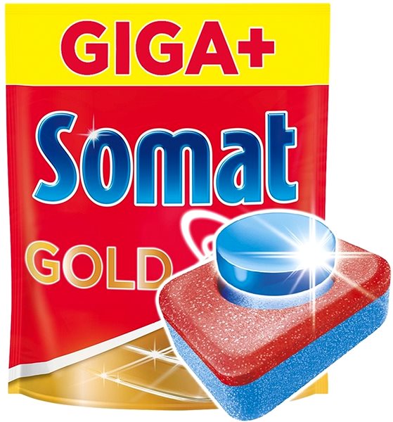 Tablety do umývačky Somat Gold tablety do umývačky 100 ks Vlastnosti/technológia