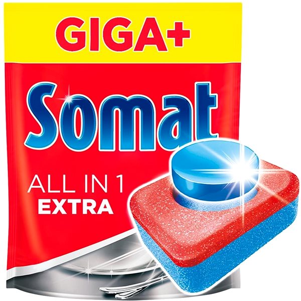 Dishwasher Tablets SOMAT All-in-1 Extra 110 pcs Features/technology