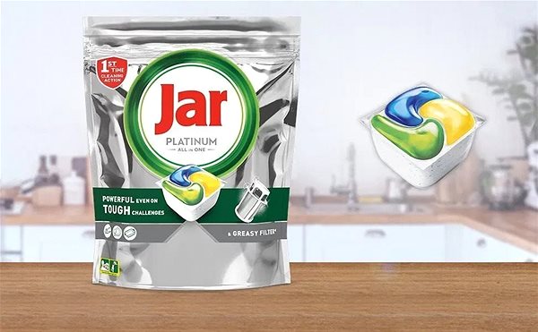 Dishwasher Tablets JAR Platinum Lemon 200 pcs ...