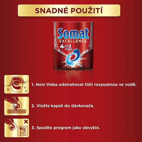 Tablety do umývačky SOMAT Excellence 60 ks ...