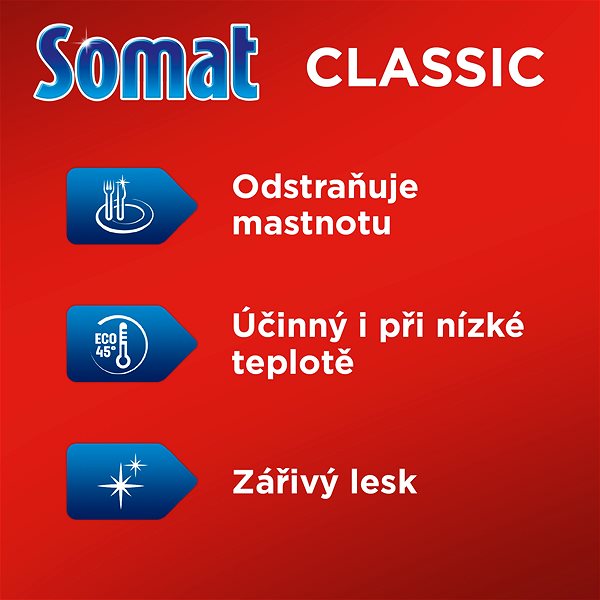 Mosogatógép tabletta SOMAT Classic 100 db ...