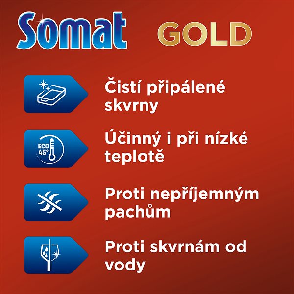 Mosogatógép tabletta SOMAT Gold 120 db ...