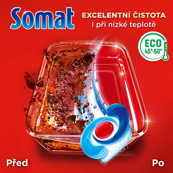 Tablety do umývačky SOMAT Excellence 4 v 1, 50 ks ...