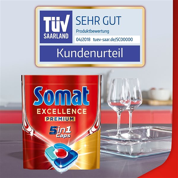 Tablety do myčky SOMAT Excellence 5v1, 65 ks ...