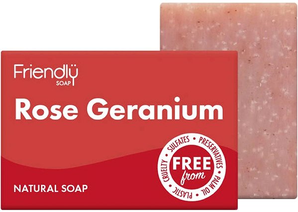 Solid Soap Friendly Soap Natural geranium soap .