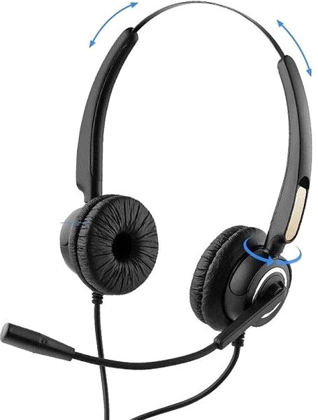 Fej-/fülhallgató MOZOS VH510D-USB Jellemzők/technológia