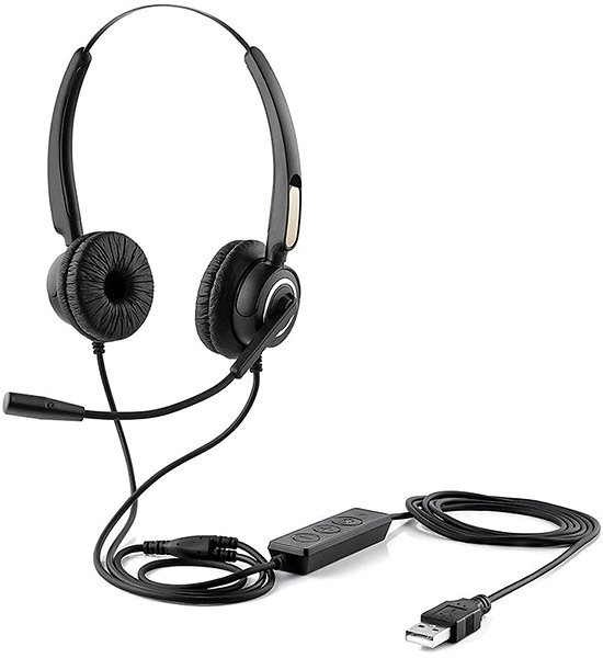 Fej-/fülhallgató MOZOS VH510D-USB Csatlakozási lehetőségek (portok)