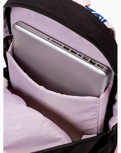 School Backpack Meatfly Basejumper, Dancing Mint, 22 L + free pencil case Features/technology