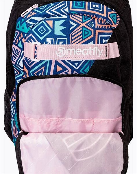 School Backpack Meatfly Exile, Dancing Mint / Black, 24 L + free pencil case Features/technology