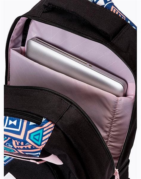 School Backpack Meatfly Exile, Dancing Mint / Black, 24 L + free pencil case Features/technology