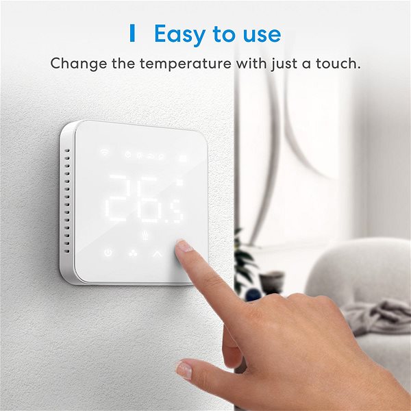 Thermostat Meross Smart WLAN Thermostat für elektrische Fußbodenheizungen ...
