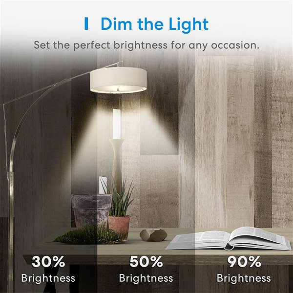 LED izzó Meross Smart Wi-Fi LED Bulb Dimmer ...