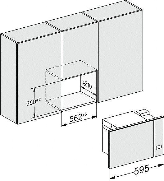 Microwave MIELE M 2230 SC OBSW Technical draft