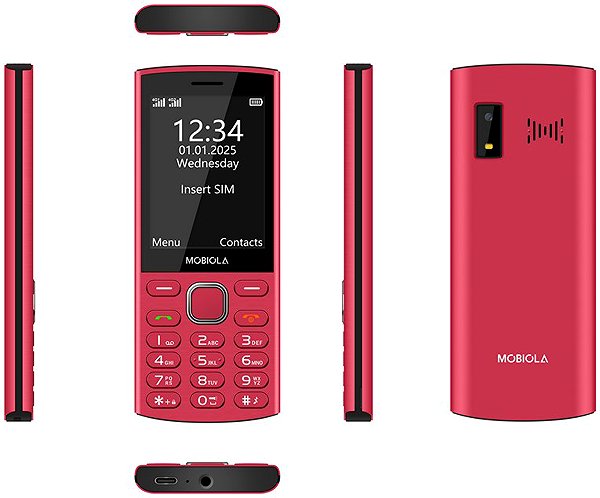 Mobile Phone Mobiola MB4280 4G red ...
