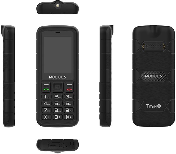 Mobile Phone Mobiola MB500 TitanX 4G black ...