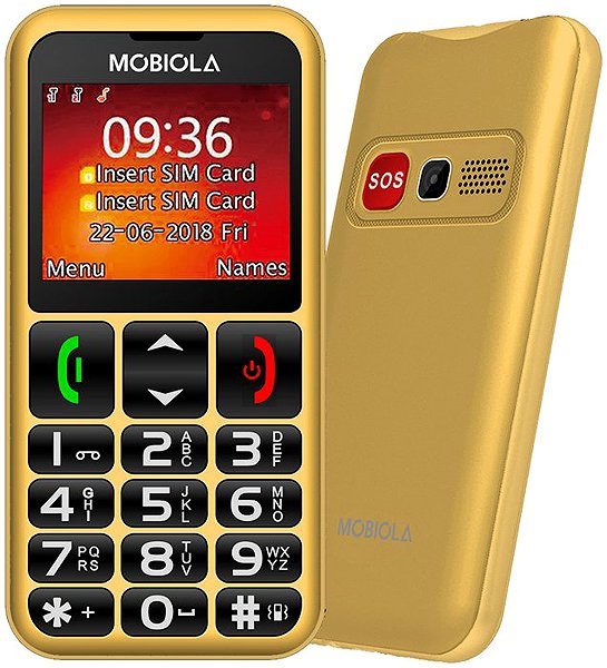 Mobile Phone Mobiola MB700 gold ...