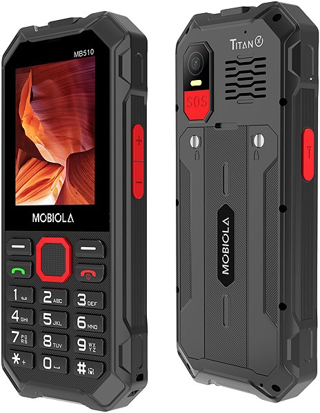 Mobile Phone Mobiola MB510 TitanX 4G black ...