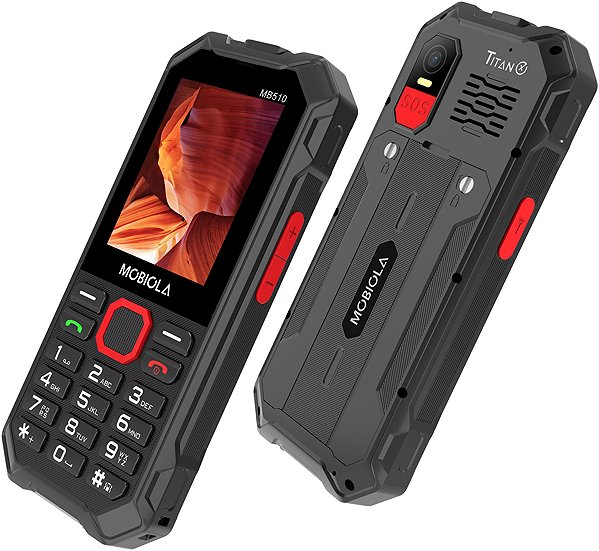 Mobile Phone Mobiola MB510 TitanX 4G black ...