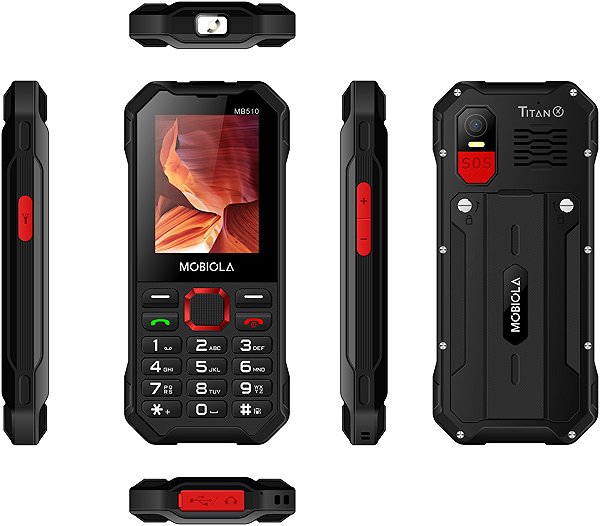 Handy Mobiola MB510 TitanX 4G schwarz ...