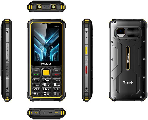 Handy Mobiola MB520 TitanX 4G schwarz ...