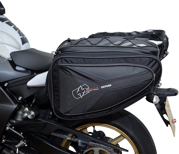 Taška na motorku OXFORD bočné btašky na motocykel P60R – 60 l, 2 ks ...