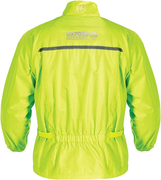 Vízhatlan motoros ruházat OXFORD RAIN SEAL Kabát, (fluo sárga, 2XL méret) Hátoldal