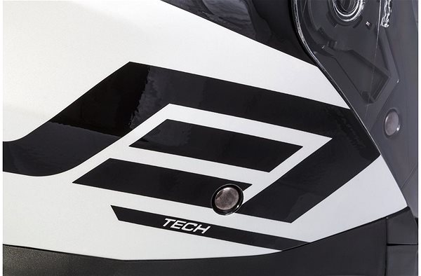 Prilba na motorku CASSIDA Jet Tech Corso, (čierna/biela, veľ. 2XL) ...