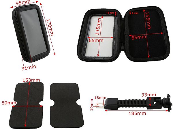 Phone holder Belta M2 L Phone Holder, Waterproof, Under the Mirror ...