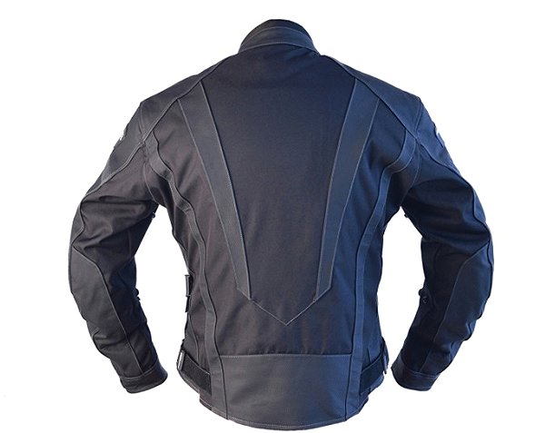 Cappa Racing SEPANG leather/textile motorcycle jacket, black XXXXXL.