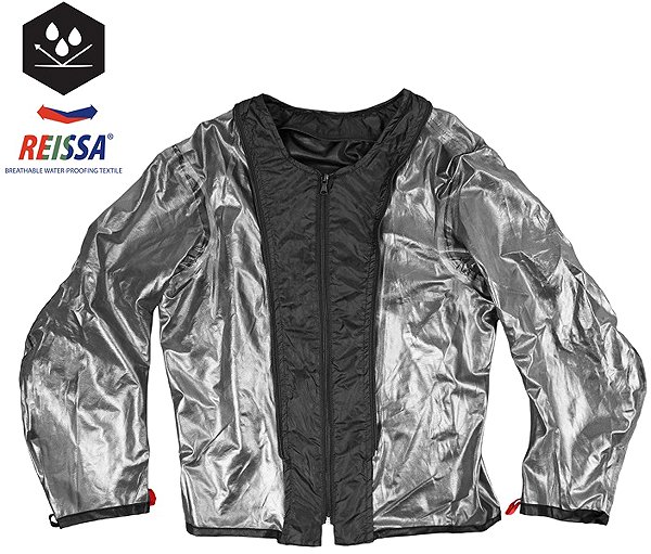 Cappa Racing SEPANG leather/textile motorcycle jacket, black XXXXXL.