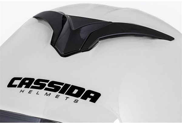 Prilba na motorku CASSIDA Compress 2.0 Refraction, (biela/čierna/žltá fluo, veľ. 2XL) ...