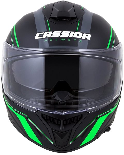 Prilba na motorku CASSIDA Integral GT 2.0 Reptyl,  (čierna/zelená/biela, veľ. S) ...