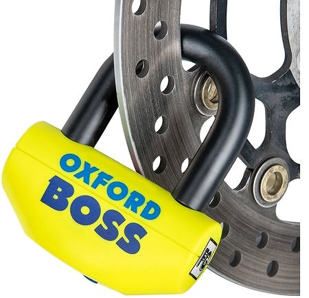 Motorzár OXFORD U-lock profil Big Boss, (sárga/fekete, csapátmérő 16 mm) ...