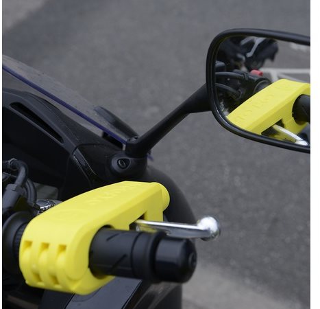 Motorzár OXFORD Első fékkar zár LeverLock, (sárga) ...