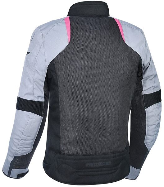 Motorkárska bunda OXFORD IOTA 1.0 AIR, dámska (čierna/sivá/ružová, veľkosť 10) ...
