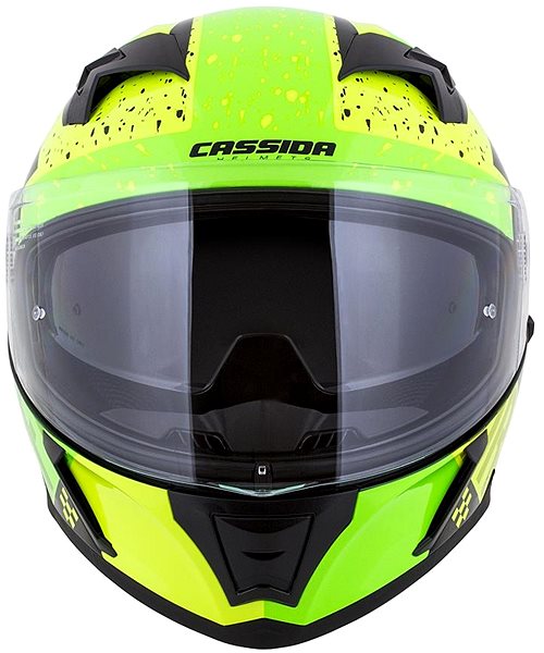 Helma na motorku CASSIDA přilba Integral 3.0 DRFT, CASSIDA (žlutá perleť/zelená/černá, plexi s přípravou pro Pinlock, ...